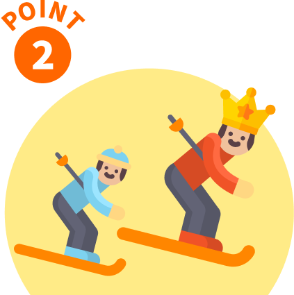 プロ選手と一緒に楽しみながら上達！