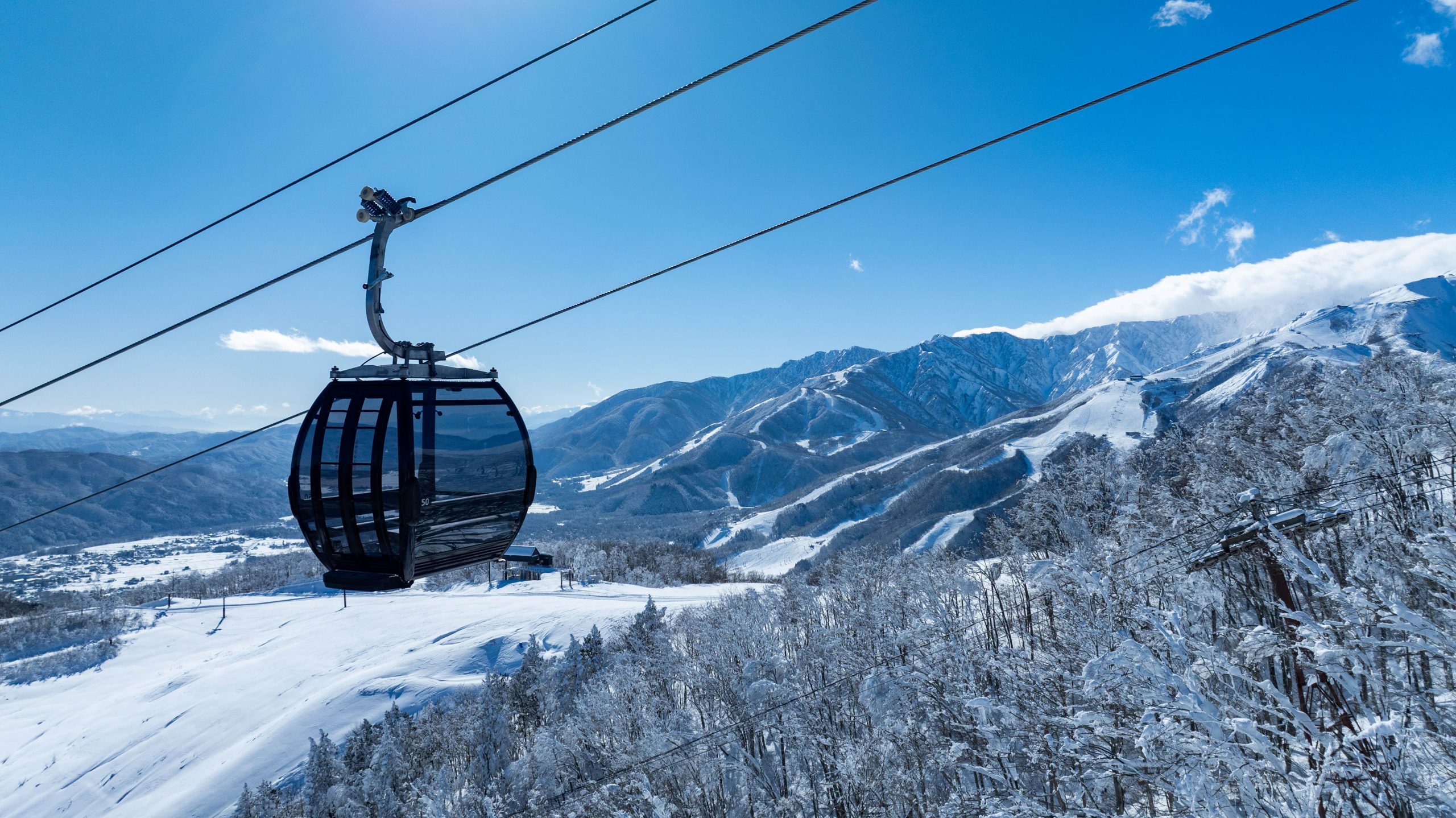 新ゴンドラリフトは快適性抜群！