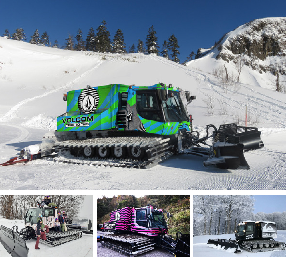 圧雪車&スノーキャットラッピング